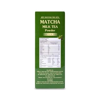 Trà Sữa MATCHA NHẬT BẢN_12 Ống