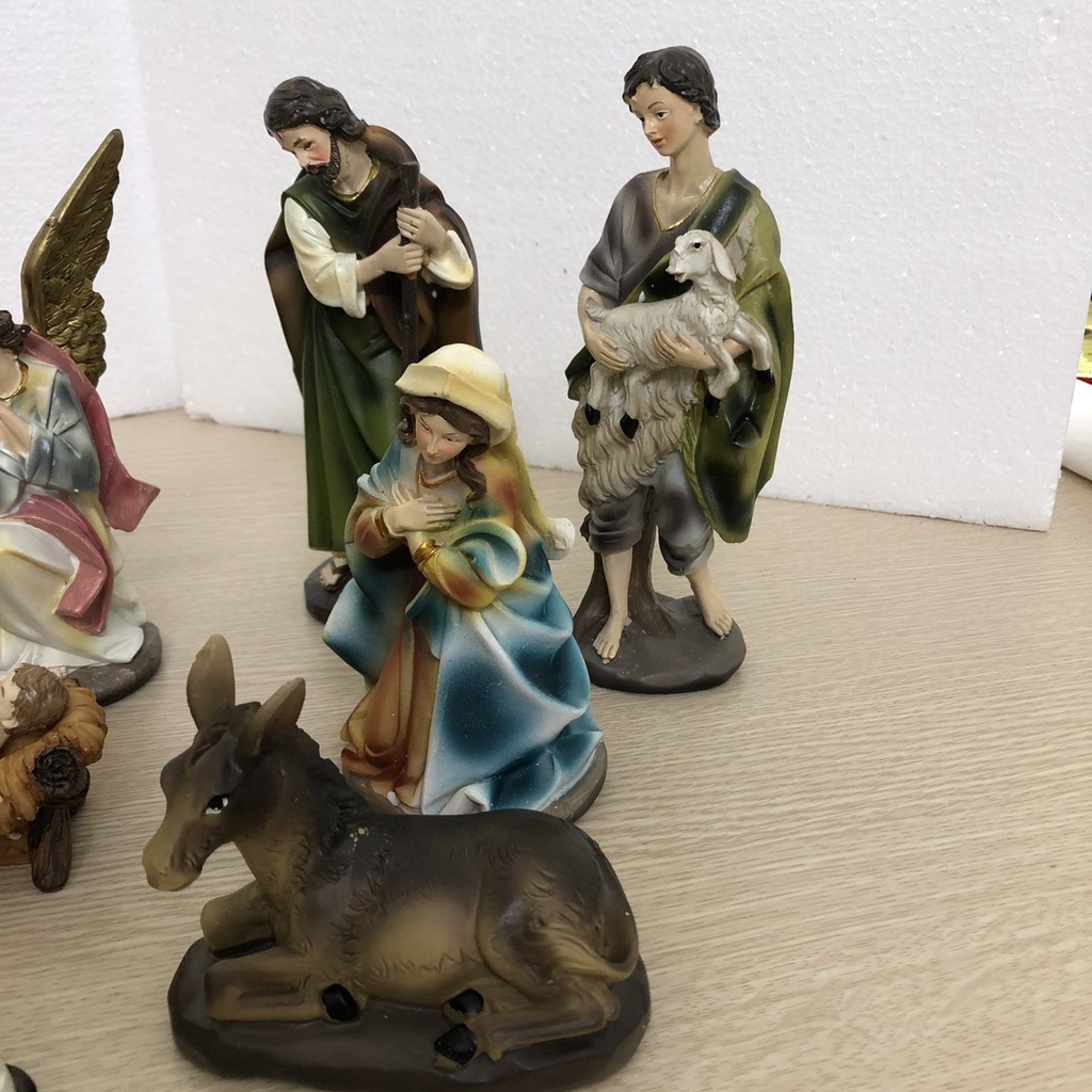 Bộ tượng Noel Giáng Sinh  11 tượng - Trang trí Giáng Sinh