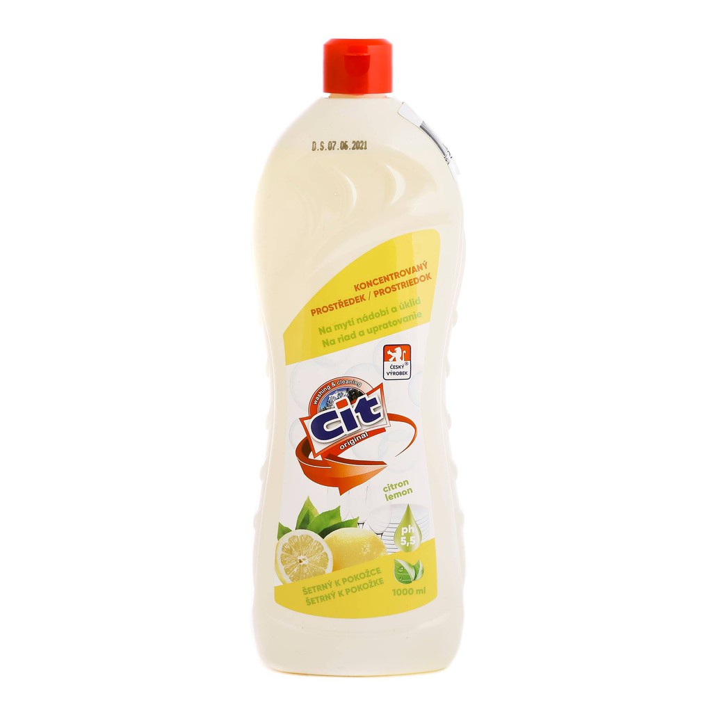 Nước rửa chén CIT dung tích lớn chiết suất thiên nhiên an toàn cho da, nội địa Châu Âu, GGEU