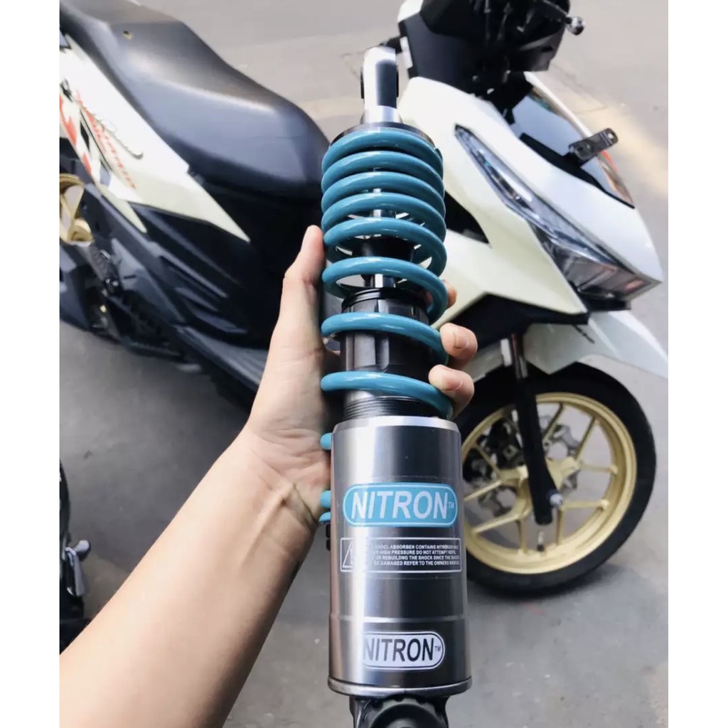 Phuộc sau Ohlins 1 Cây Xanh Nitron mẫu mới  gắn xe  : Vario, SH Mode, Click, Mio, Luvias,..