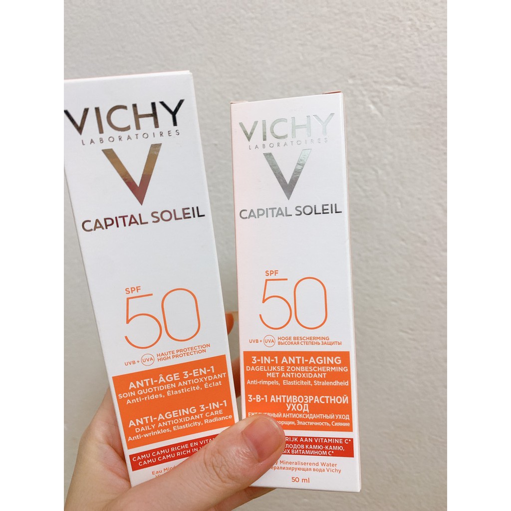 Kem Chống Nắng Vichy Capital Soleil SPF 50-50ml