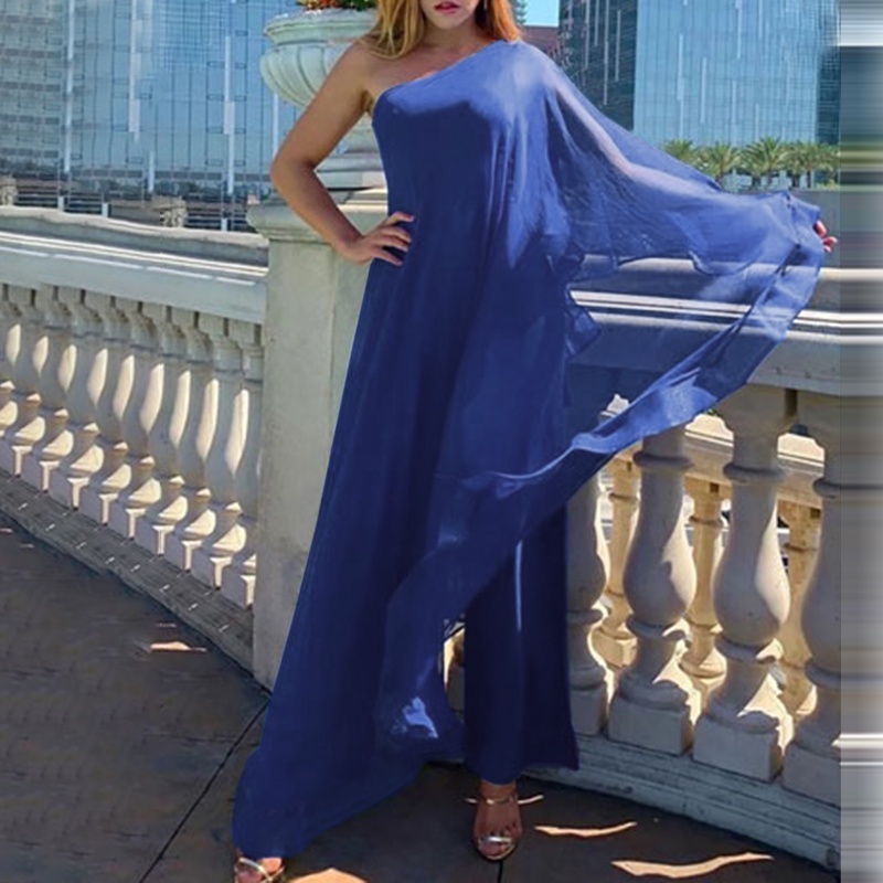 Áo liền quần CELMIA trễ vai ống rộng phối lưới thời trang dành cho nữ | BigBuy360 - bigbuy360.vn