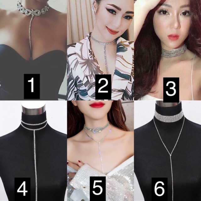 [RẺ VÔ ĐỊCH] Choker đá cao cấp sang chảnh bao giá toàn quốc