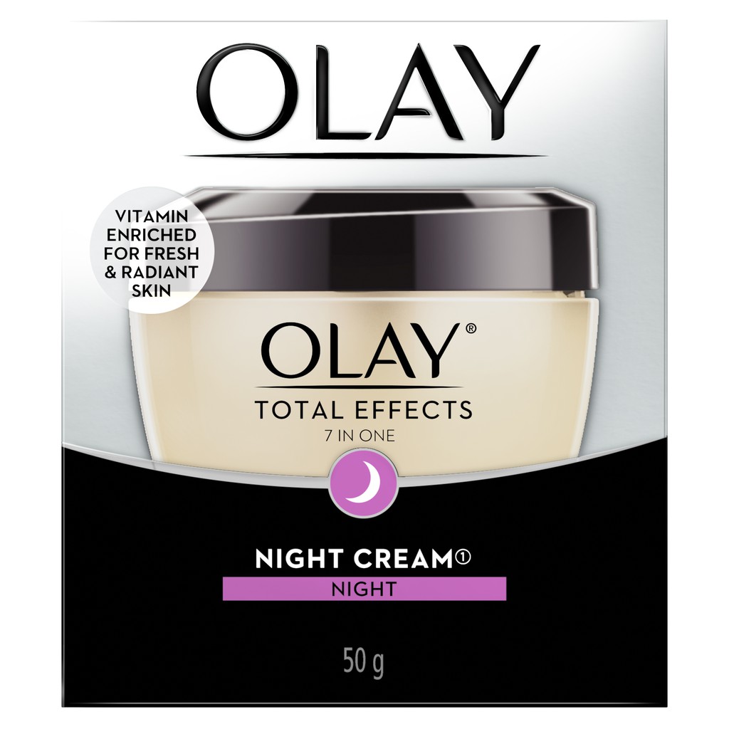 Bộ 3 kem dưỡng Olay Total Effect ngày & đêm 50G/ hộp và Sửa rửa mặt 100G