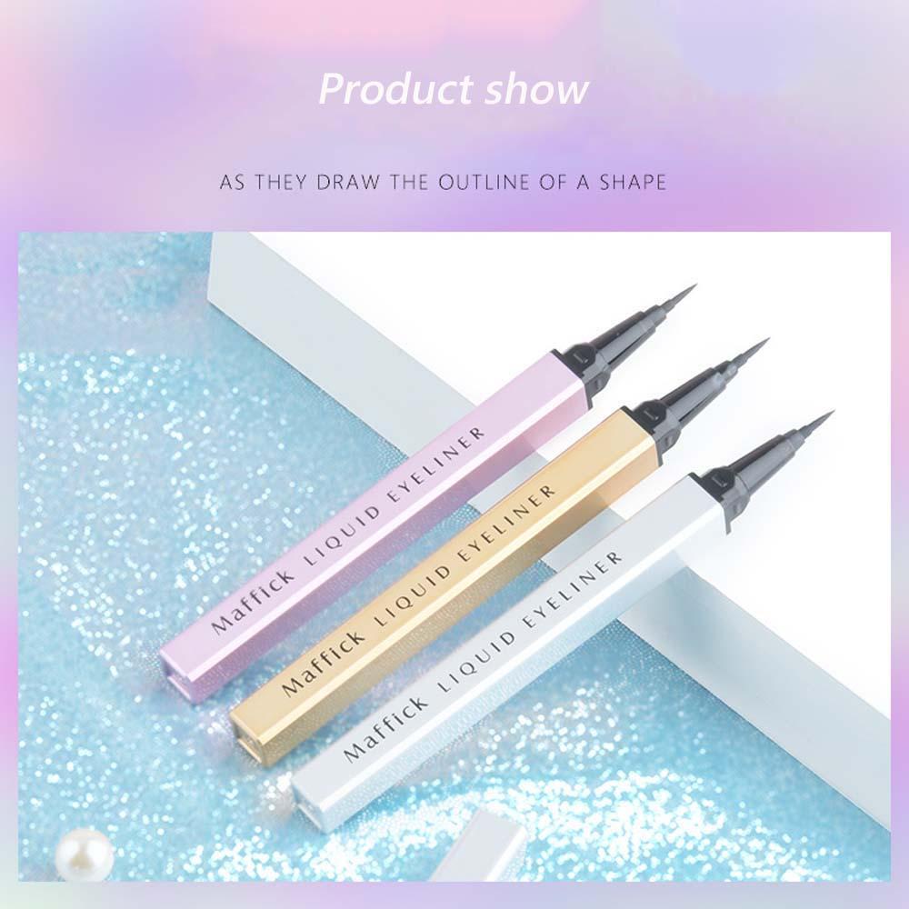 OCEANMAP Bút Kẻ Mắt Màu Đen Hiệu Ứng Nhiều Màu Sắc Thời Trang