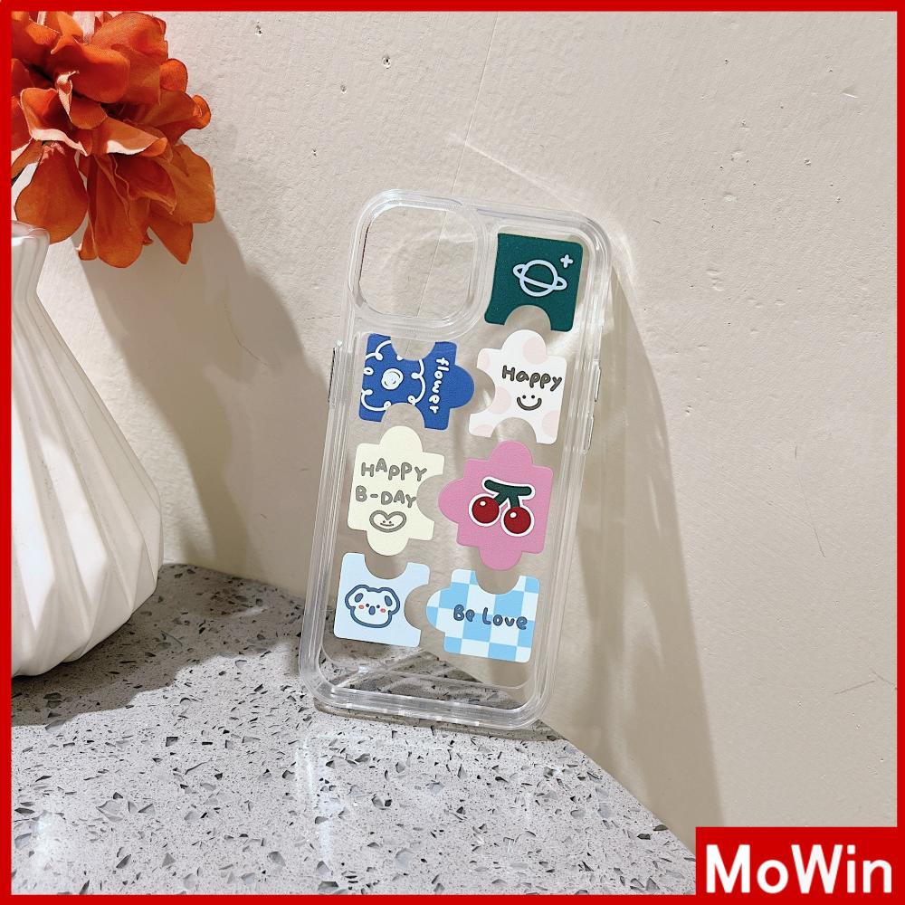 Ốp điện thoại TPU mềm họa tiết dễ thương chống sốc thích hợp cho iPhone 13 Pro Max12 Pro Max/11/7 Plus