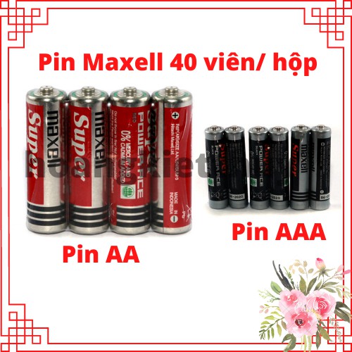 combo 2 viên Pin Maxell AA, AAA giá rẻ chính hãng dùng cho đồng hồ, remote