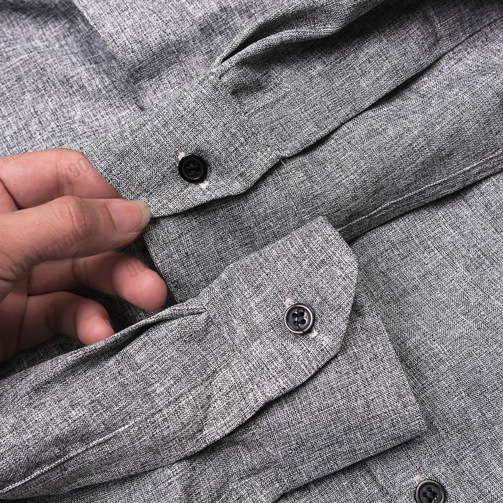 Áo Sơ Mi Nam dài tay vải đũi kiểu dáng Hàn Quốc , mát mẻ , trẻ trung , năng động | BigBuy360 - bigbuy360.vn