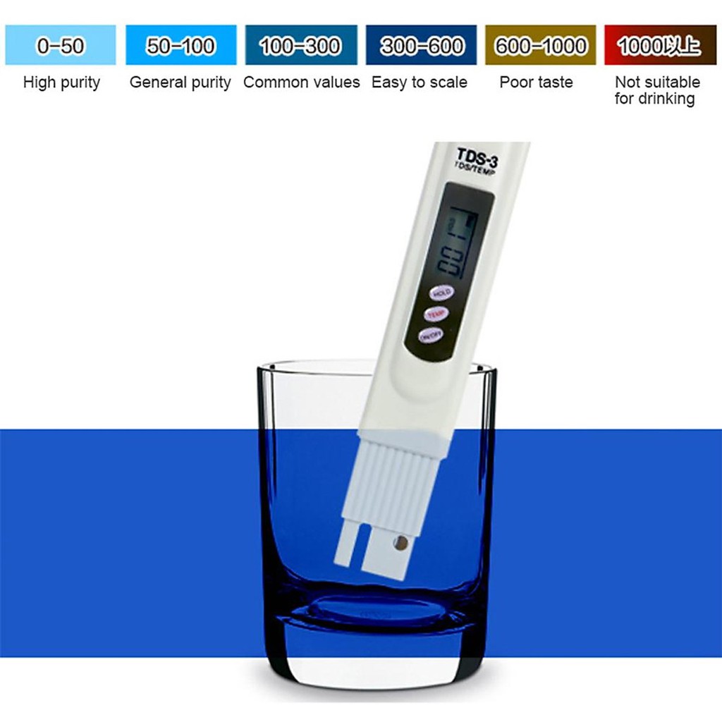 Combo bút đo độ ph loại 1 và 2 bút thử nước Tds