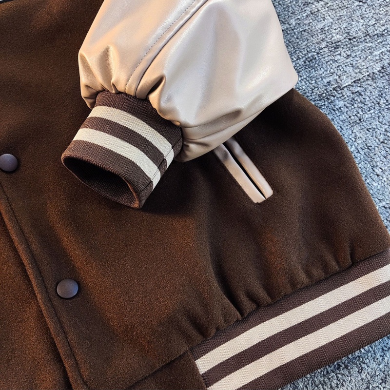 Áo Khoác Bóng Chày Dáng Rộng Thêu Họa Tiết Thời Trang Cao Cấp Dành Cho Nam Nữ