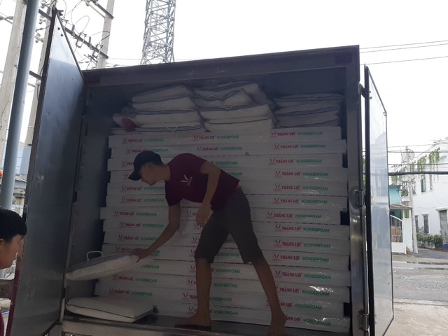 Nệm 10cm cao su Thắng Lợi Wonderfoam chính hãng, tặng kèm quà cao cấp miễn phí giao hàng