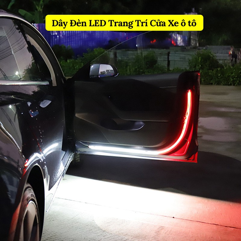 Đèn Led Dây Ô Tô Dán Cánh Cửa Trang Trí Xe Siêu Sáng – 1 Sợi Dài 1,2M