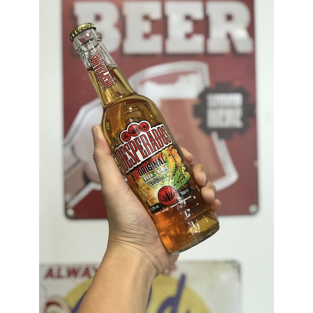 [MUA TẠI ĐÀ NẴNG - FREE SHIP] Bia Desperados 5,9% - Pháp - chai 330ml - thùng 24 chai