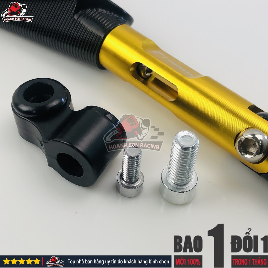 Gương 5 cạnh rizoma hơp kim nhôm nguyên khối cao cấp fullsystem  nhập khẩu bởi Hoành Sơn Racing