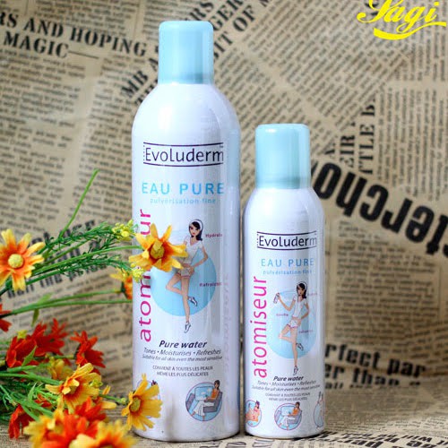 Bộ Xịt Khoáng Pháp Evoluderm Pháp 400ml