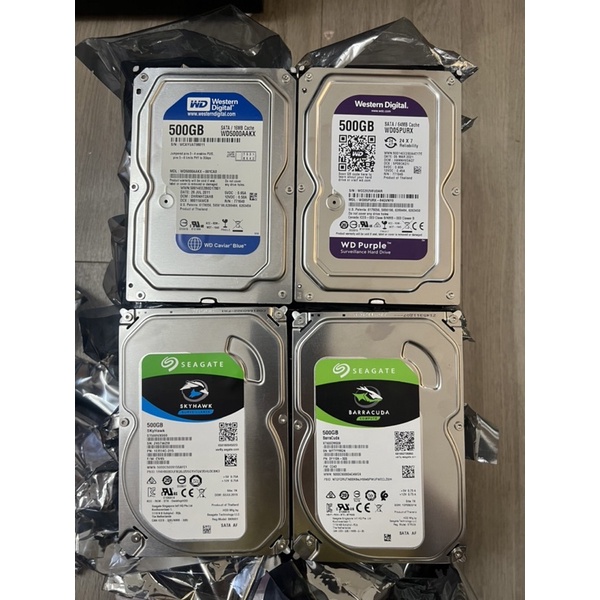 Ổ cứng HDD máy bàn, Camera 500GB, 1TB Seagate - WD - Bảo hành 24 tháng tặng kèm cáp Sata3