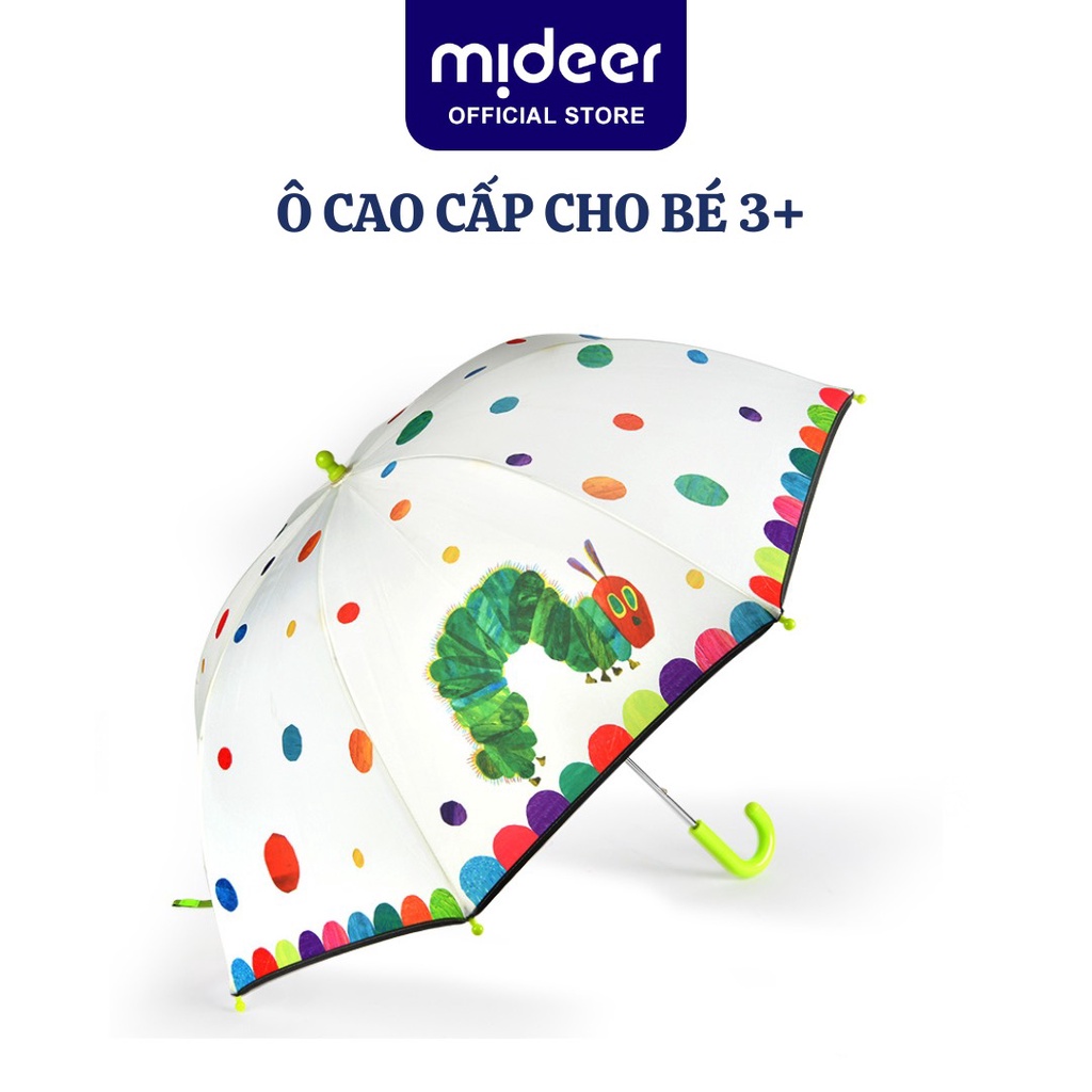 Ô cho bé Dù Che Mưa Nắng KIDS'UMBRELLA- THE VERYHUNGRY CATERPILLAR Hình Chú Sâu Háu Ăn Cao Cấp