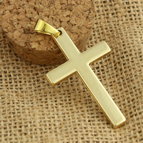 vòng cổ Hợp Kim Unisex Hình Chữ Thập Đơn Giản