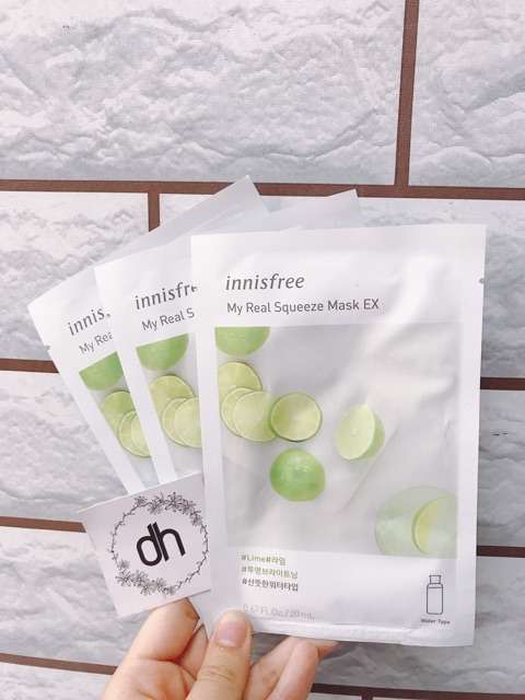 MẶT NẠ GIẤY Innisfree My Real Squeeze Mask