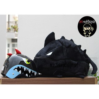 Balo Khủng Long màu đen vải nhung Cực Cute đen