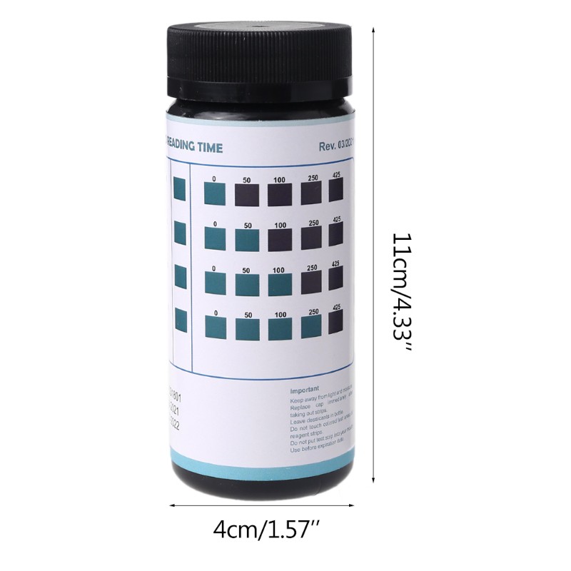 kiss Best Water Hardness Test Strips Reliable Item for Testing Water Quality of Pool, Spa, Aquarium, Drinking Water and Well