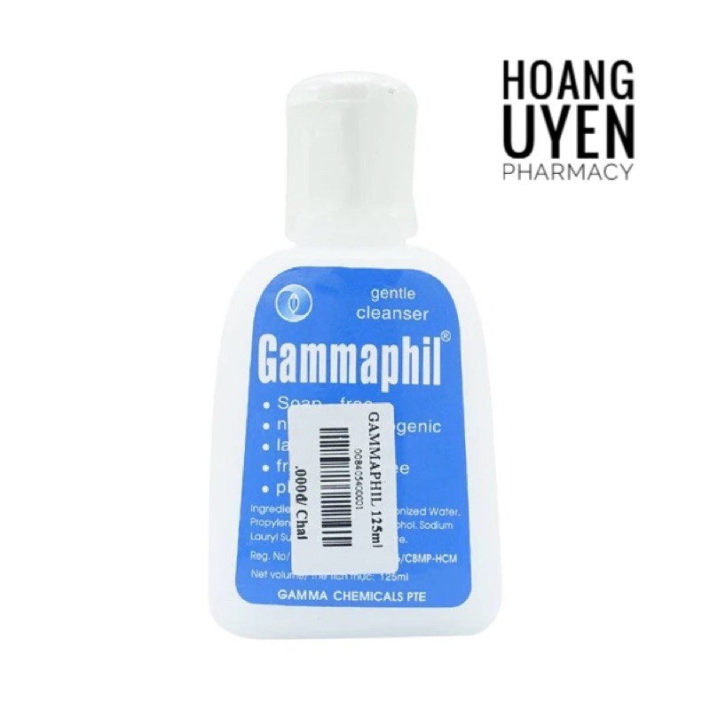 Sửa rửa mặt dịu nhẹ Gammaphil- Chai 125ml và 500ml