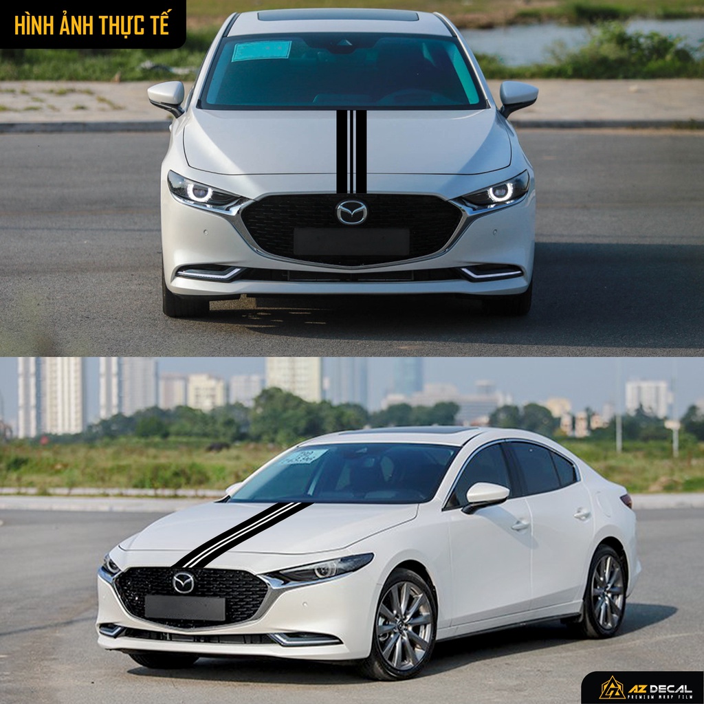 Tem Dán Nắp Capo Xe Ô Tô Xe Hơi Bản Cá Tính | TCPOT-03 | Decal Dán Nắp Capo, Sườn Xe Oto Chống Nước, Bền Màu