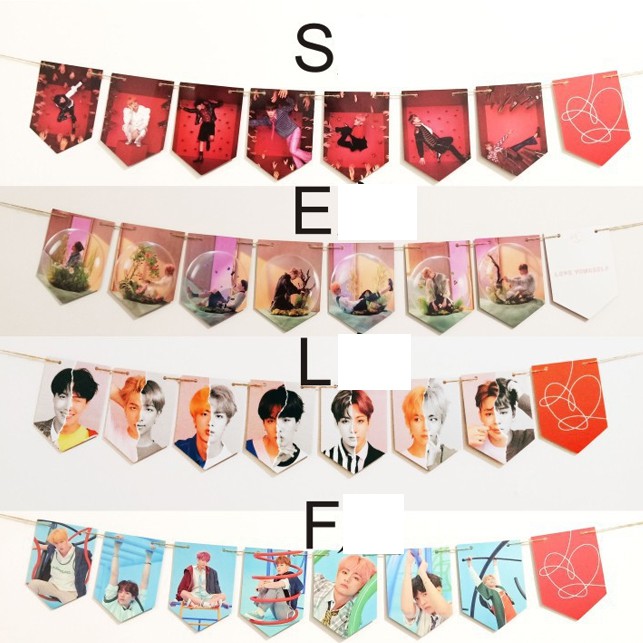 Cờ treo BTS Love Yourself Answer