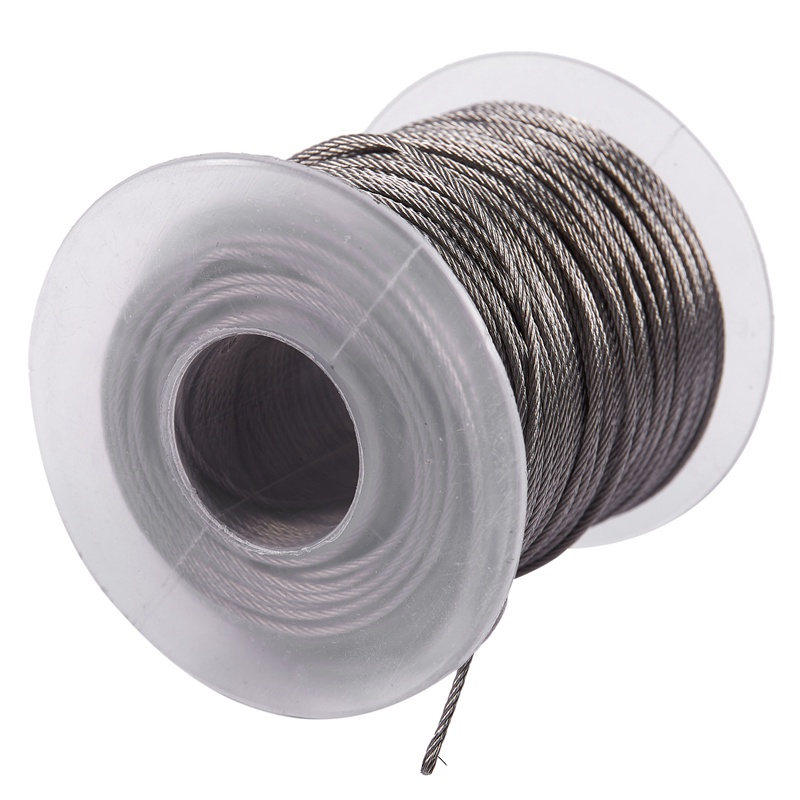 Nâng hạ 7x7 1mm Dia Dây linh hoạt bằng thép không gỉ 177Ft