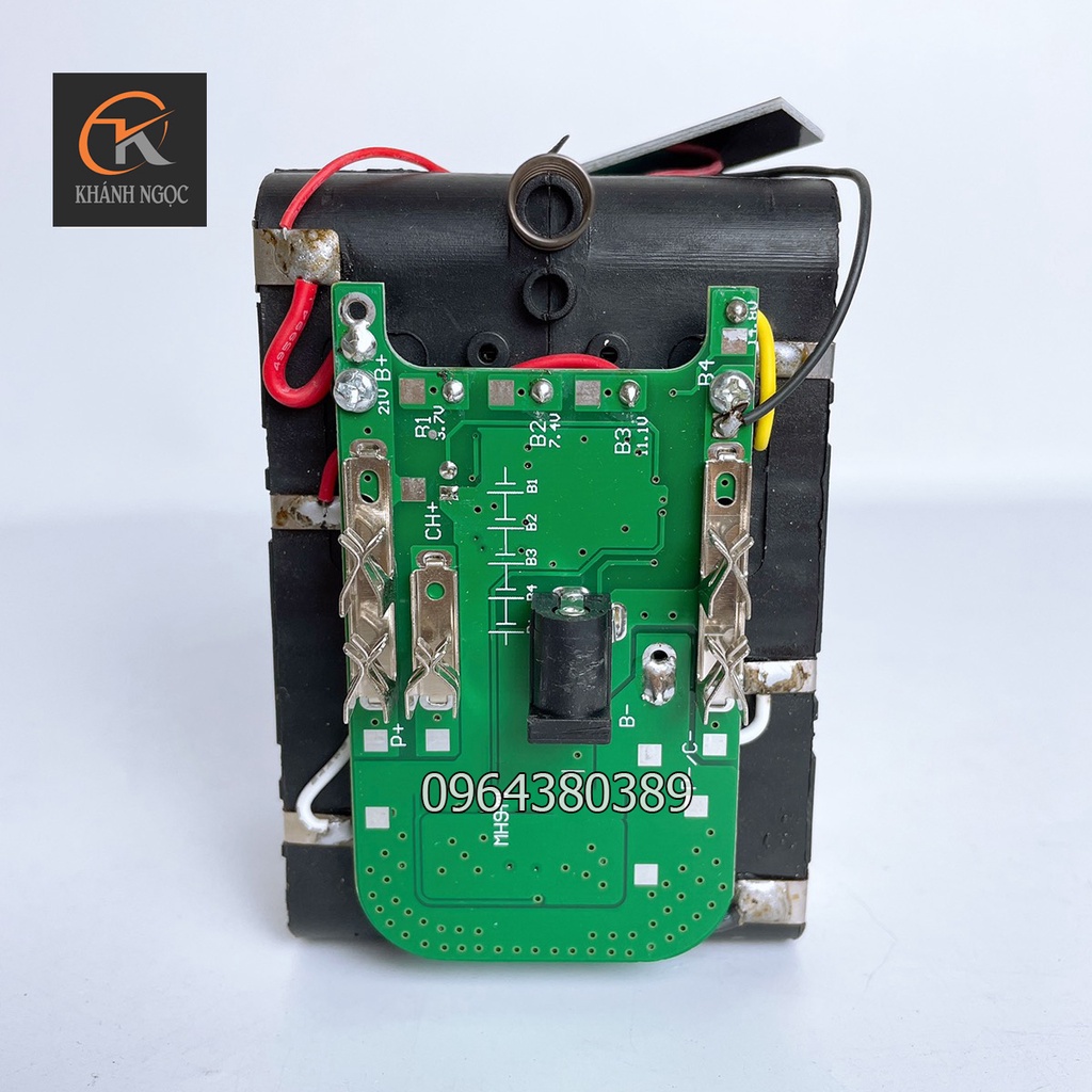 Pin đóng 10 Cell - 15Cell Lisen 4Ah dòng xả cao chân makita