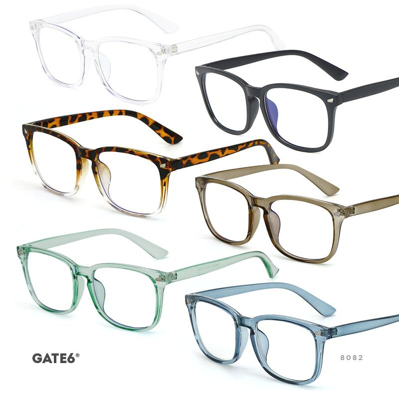 Kính Unisex Thời Trang Vintage - 8082 [Tặng bao da - móc khoá]