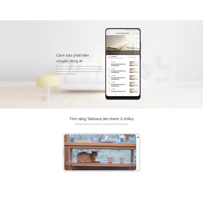 Camera Quan Sát Xiaomi 1080P Security Xoay 360° WIFI Internet Bản Quốc Tế - Chính hãng Digiworld