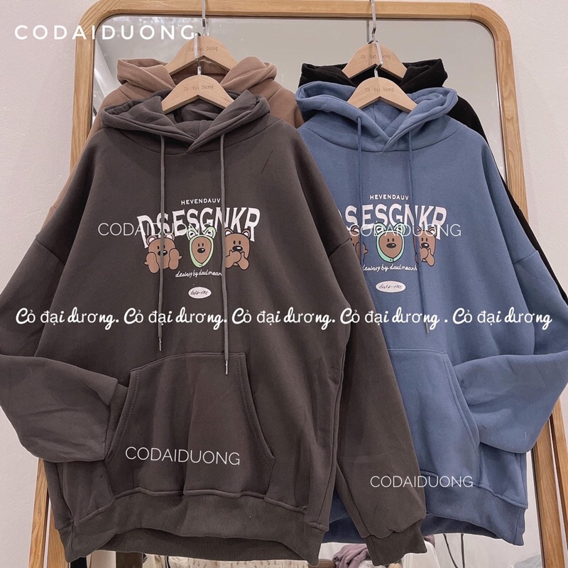 áo nỉ hoodie 3 chú chó | BigBuy360 - bigbuy360.vn