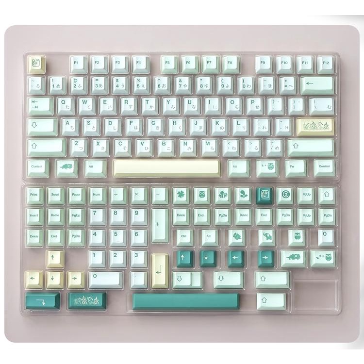 Bộ keycap Botanical Garden 134 phím nút bàn phím cơ - Kicap