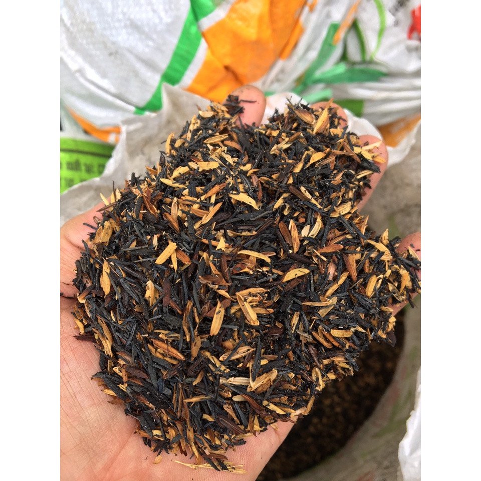 Vỏ trấu hun dở 1kg,2kg, 5kg (5dm3)