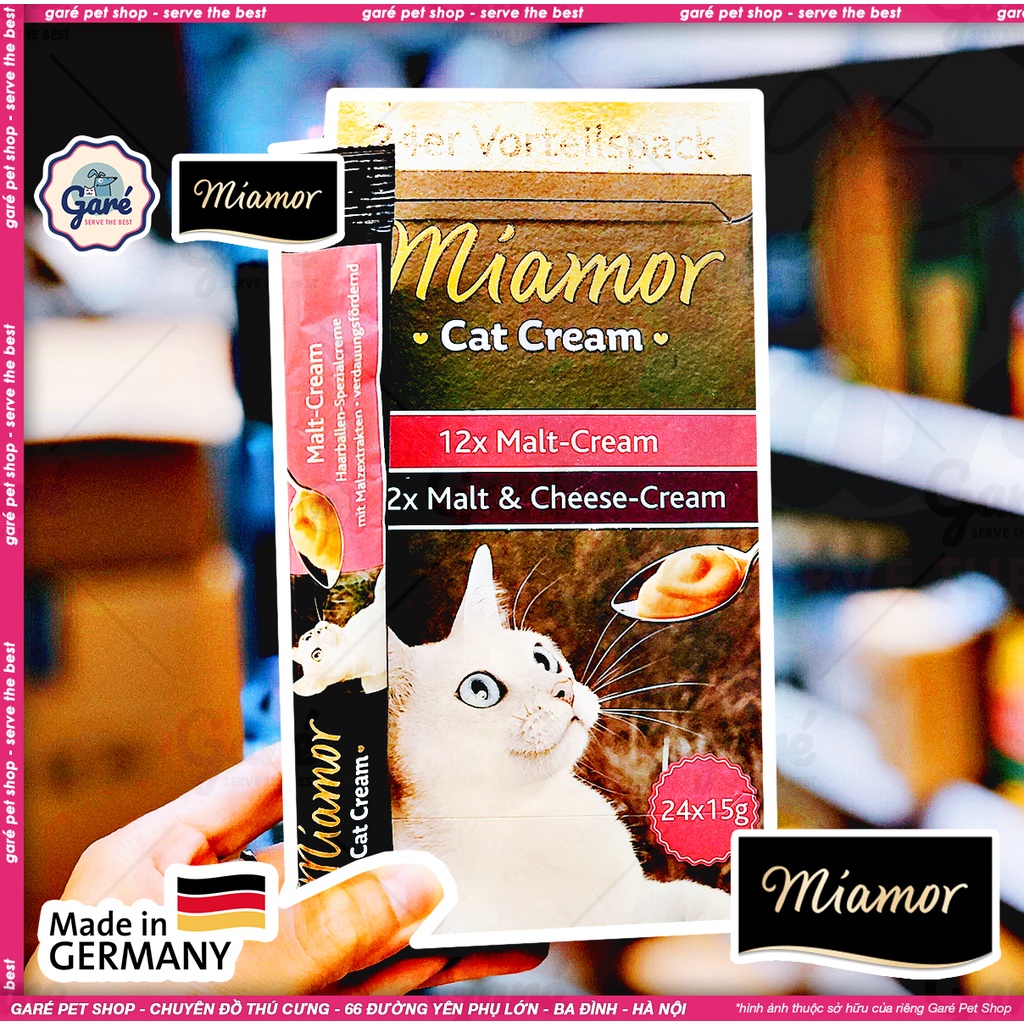 Súp thưởng Miamor bổ sung dưỡng chất cho Mèo Garé Pet Shop - Miamor Cat Snack Cream