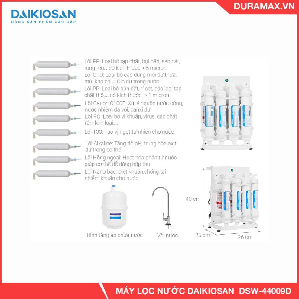 [CHÍNH HÃNG] Máy lọc nước Daikiosan đặt gầm DSW-44009D 9 cấp