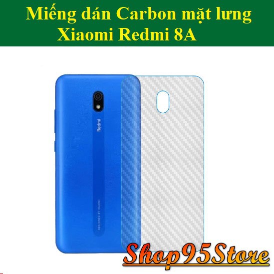 Miếng dán Carbon mặt lưng Xiaomi Redmi 8A