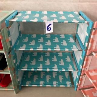 KỆ GIÀY HOA VĂN 4 TẦNG INOXp