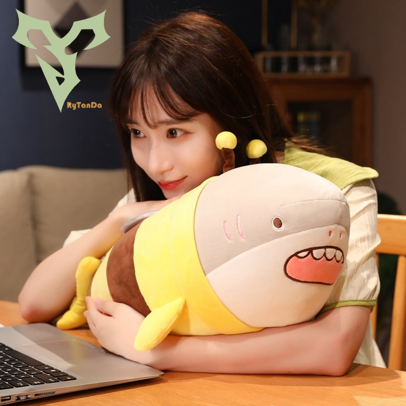 Đồ chơi nhồi bông Hình Cá Mập Dễ Thương Cho Bé