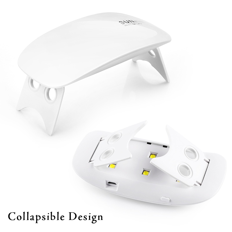 Đèn sấy khô sơn móng tay UV BORN PRETTY 6W cổng USB dễ dàng mang theo tiện lợi