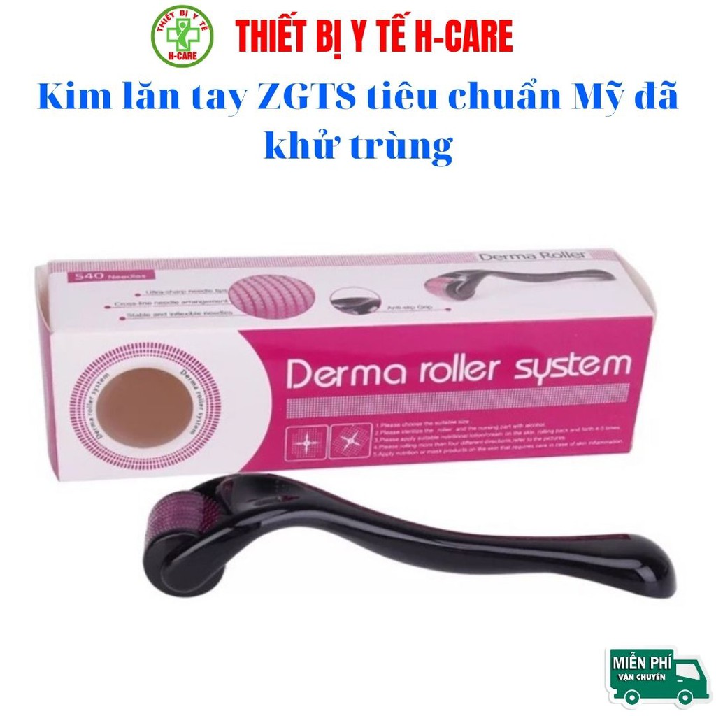 Cây kim lăn tay 540 đầu kim ZGTS Derma Roller System 0.25mm-2.5mm