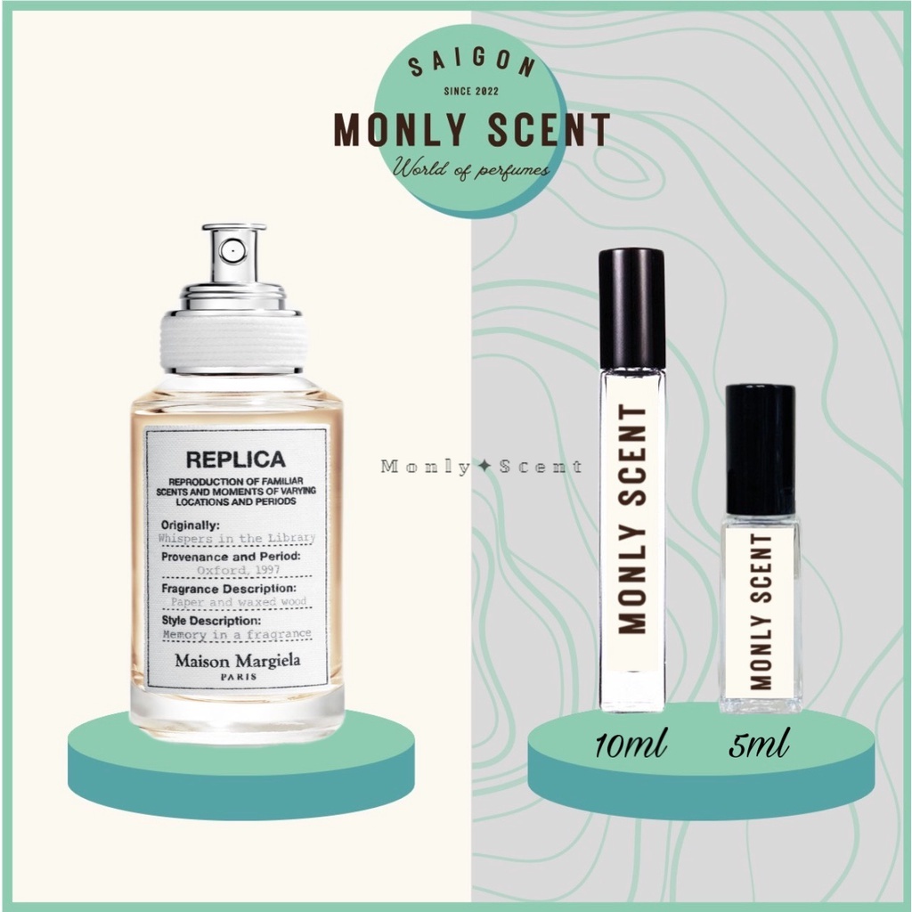 ✦ Mẫu thử nước hoa Replica Whisper in the library EDT - 𝐌𝐨𝐧𝐥𝐲_𝐬𝐜𝐞𝐧𝐭™ ✦