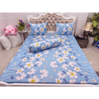 Drap thun Hàn quốc mẫu hoa 01 ( 5 màu)