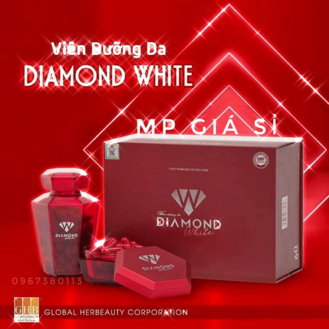 <𝐍𝐄𝐖> Diamon White Phiên bản mới của Beauty Plus trắng gấp 3 lần (Hàng Chính Hãng Tem Cào)