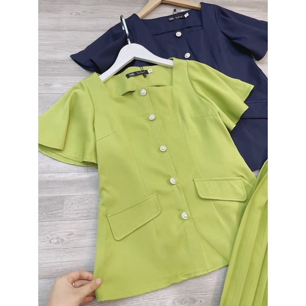 Set dập li túi chéo tay xoè