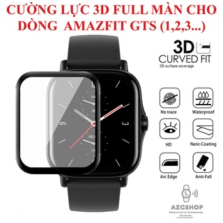 Cường Lực 3D Amazfit GTS3 , GTS2 GTS2E, GTS  Full Màn GTS 2 Bảo Vệ Toàn Bộ Mặt Kính