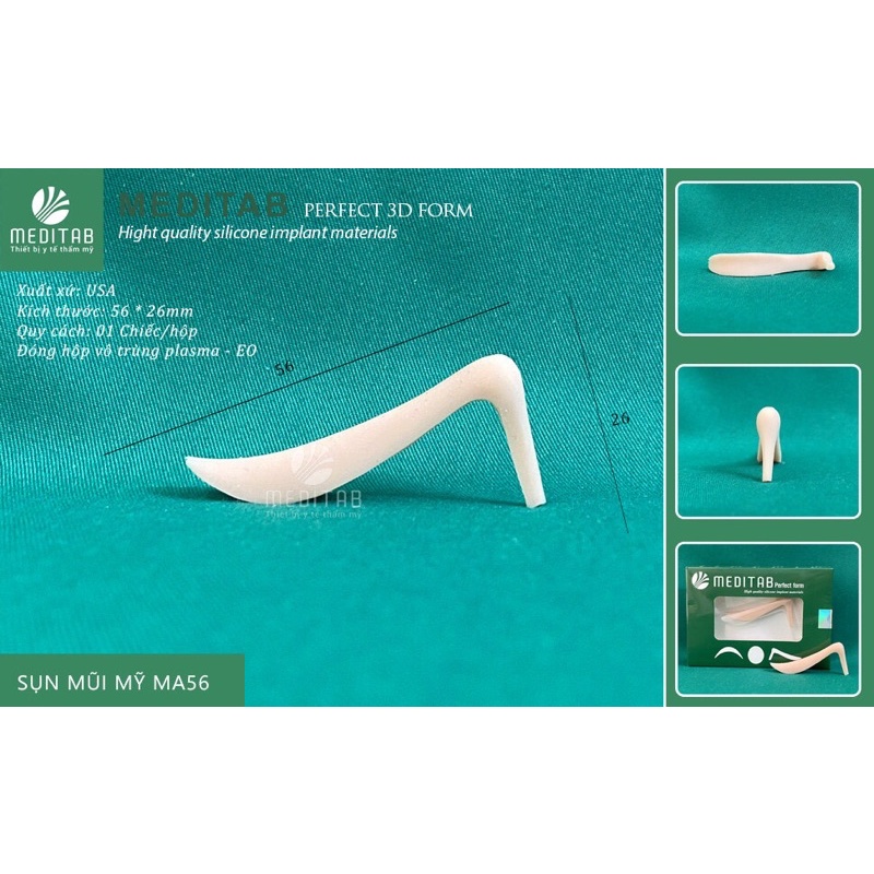 SỤN NÂNG MŨI ĐỘC QUYỀN MEDITAB MA56 USA