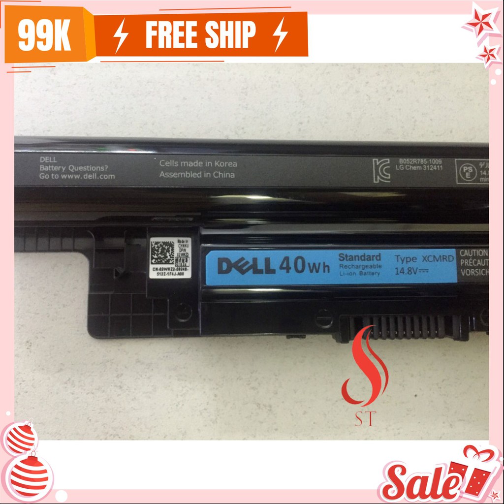 Pin Laptop Dell. Inspiron ZIN 3437 ❤️FREESHIP❤️ 5437, 5537, G019Y, 0MF69, 8RT13, VR7HM, 6K73M