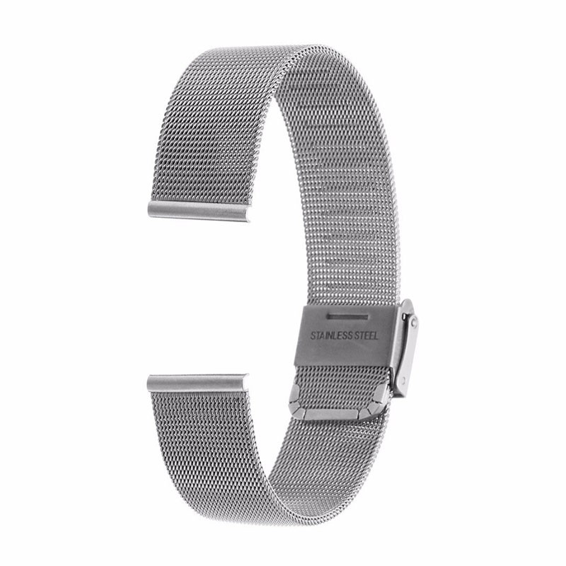 Quai thép lưới chốt gài cho đồng hồ thông minh 18mm/ 20mm/ 22mm